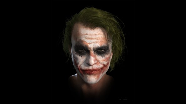 Joker Heath Ledger 4k Art