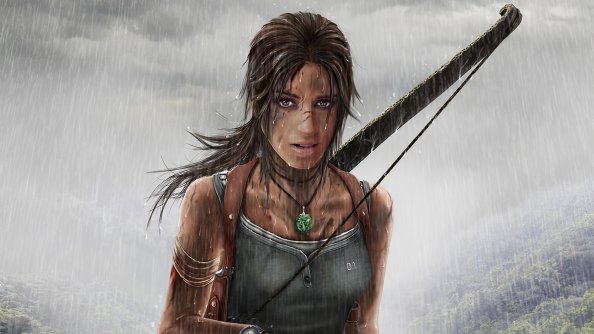 Lara Croft With Gun