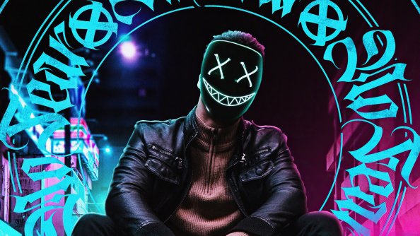 Just Smile Mask Glowing 4k