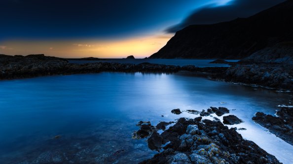 Deep Blue Night 4k
