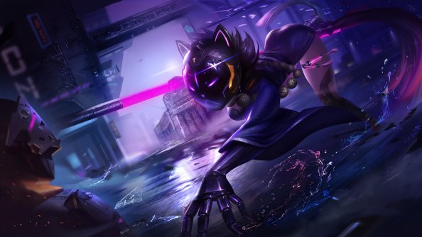 Scifi Ninja Cat Girl 4k