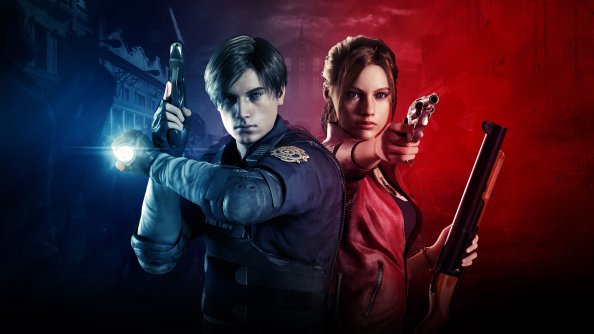 Claire Redfield And Leon Resident Evil 2 8k