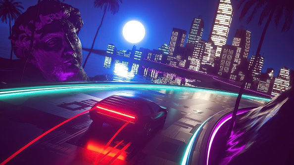 Outrun Ride 4k