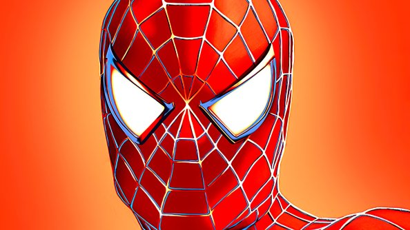Spiderman Closeup Face
