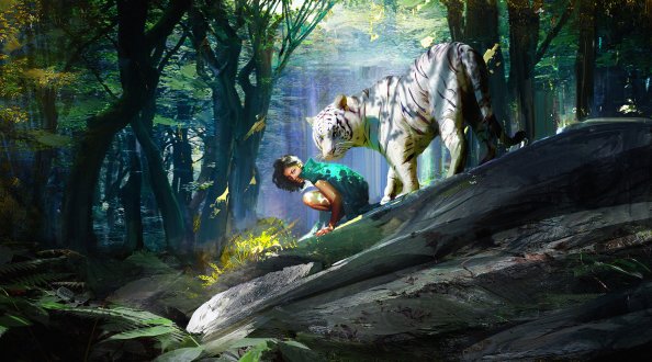 Tiger With Master 4k