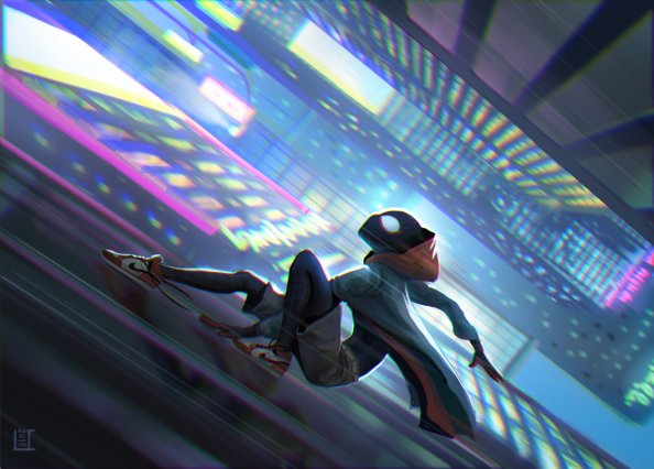 Spiderman Alongside Building