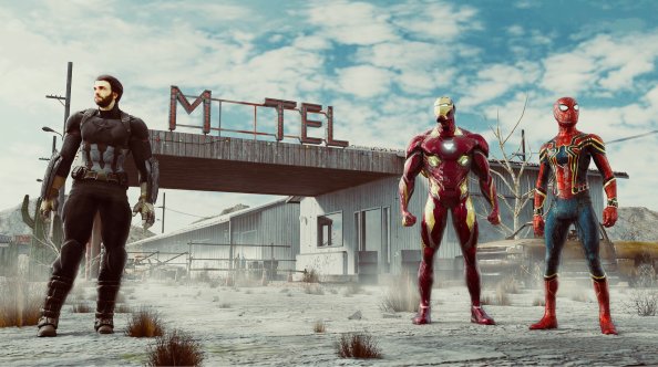 Iron Man Spiderman Captain America