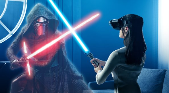 Kylo Ren And Rey In Star Wars The Last Jedi VR Experience