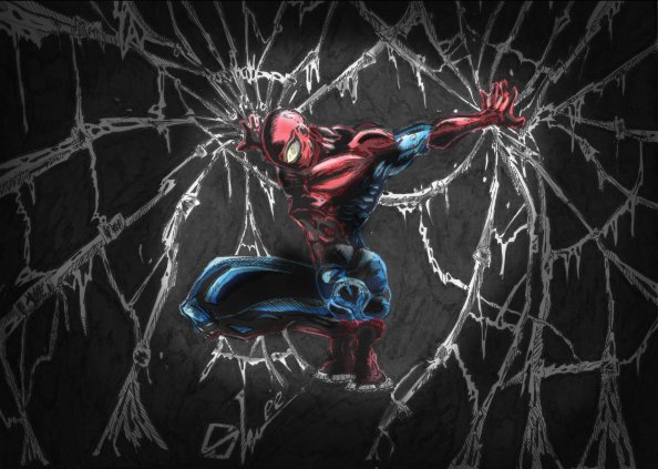 Spiderman Comic Art
