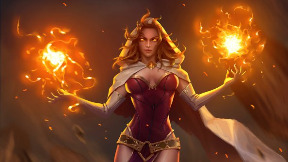 Fire Wizard Queen 4k