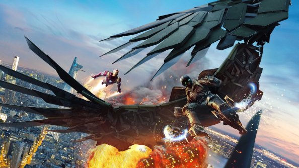 Vulture And Iron Man Spiderman Homecoming Chinese