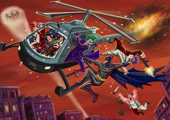 Batman Vs Villians 4k