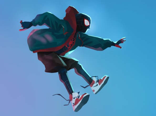 SpiderMan Into The Spider Verse Digital Art