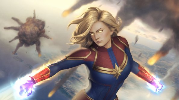 4k Captain Marvel New