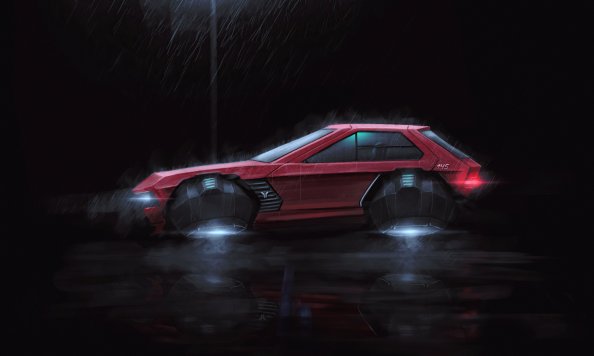 Levitating Cyber Car