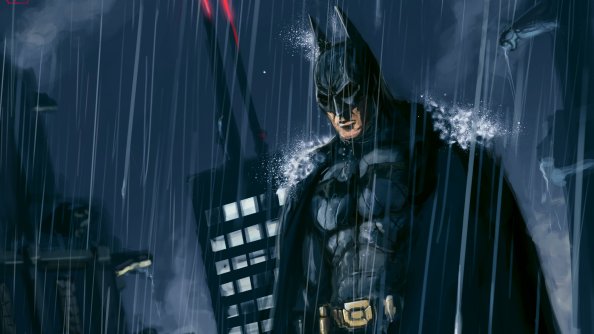 Dark Knight Paint Art