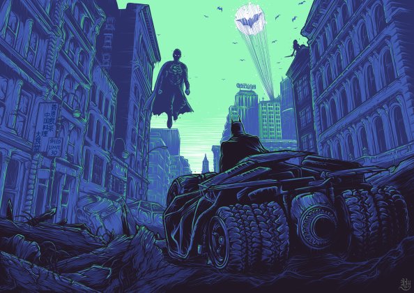 Batman V Superman Art 4k