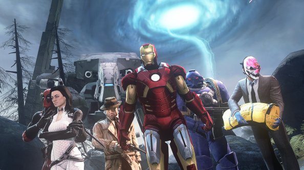 Superheroes Crossover Artwork