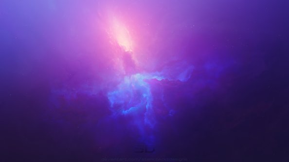 Purple Space Cosmos Abstract 4k