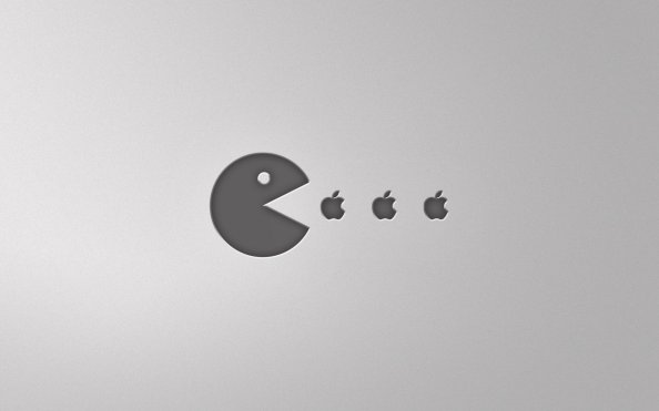 Pacman Apple Minimalism