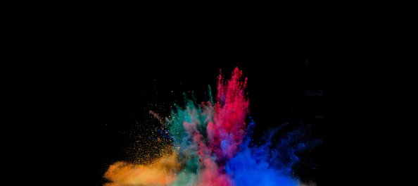 Colorful Powder Explosion