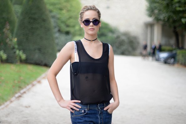 Jennifer Lawrence Outdoors