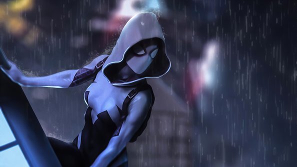 2020 Spider Gwen Artwork 4k