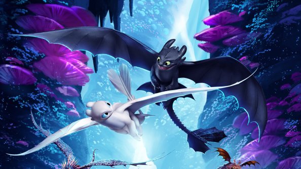 How To Train Your Dragon The Hidden World Night Fury And Light Fury