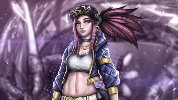 Kda Akali Fanart 5k