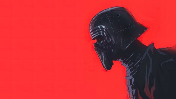 Kylo Ren Minimal Art 4k
