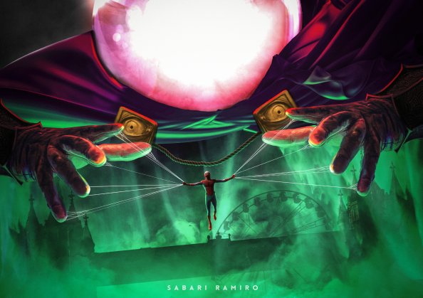Spider Man Far From Home And Mysterio Art