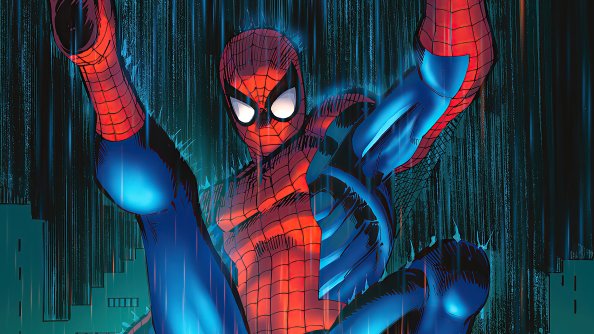 Spider Man Red Suit 4k