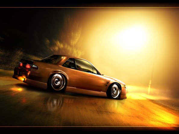 Drifitng Car Artwork