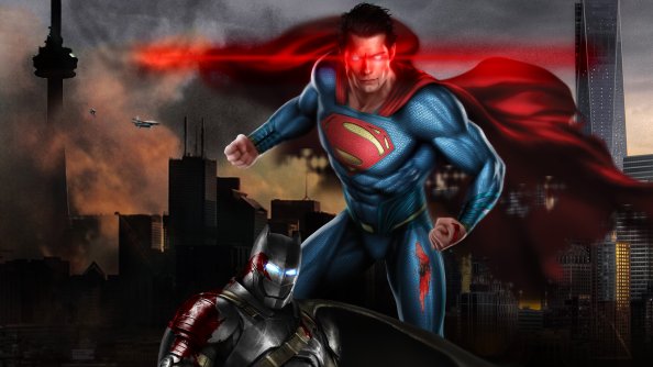 Superman Vs Batman 5k Art