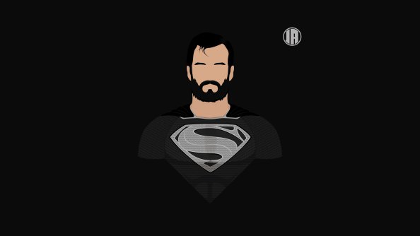 Superman Dceu Minimalism 8k