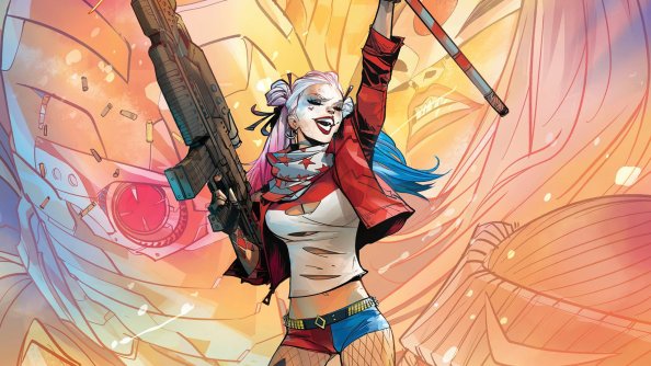 Harley Quinn Comic Art