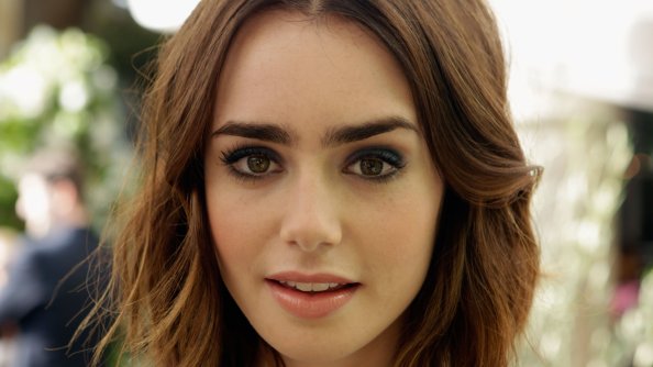 4k Lily Collins Cute