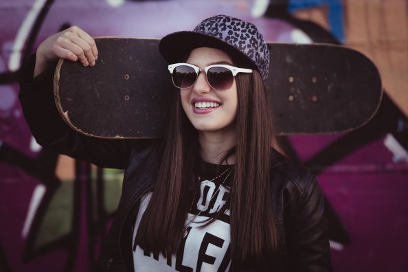 Skateboard Girl