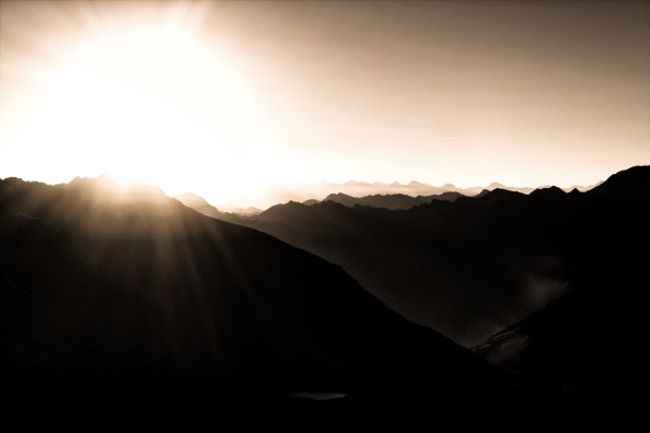 Mountains During Sunrise