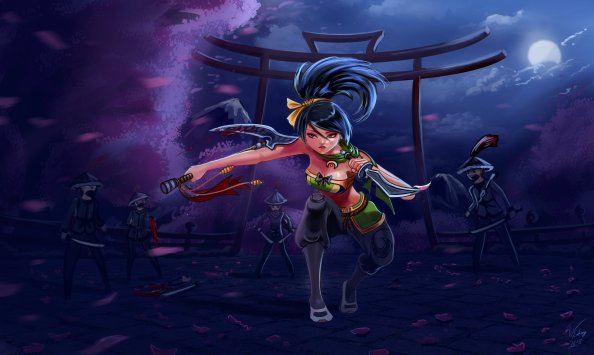 Akali League Of Legends Game