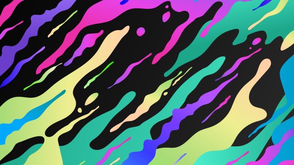 Colorful Color Splashes Abstract 8k