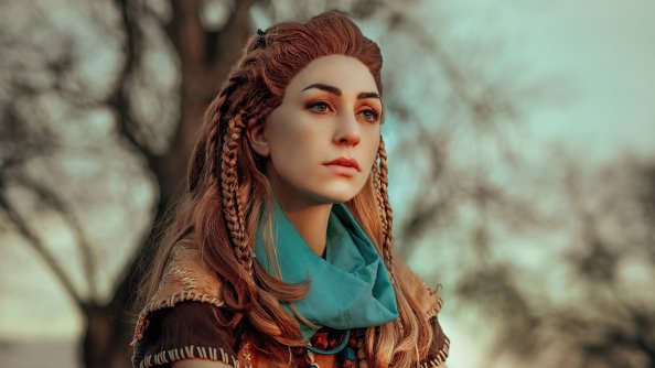 Aloy Horizon Zero Dawn Cosplay 4k
