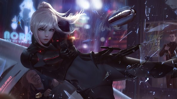 Cyber Cop Girl 4k