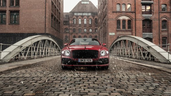 Bentley Flying Spur Front View 4k