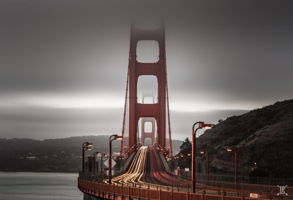 Golden Gate Bridge Long Exposure 8k