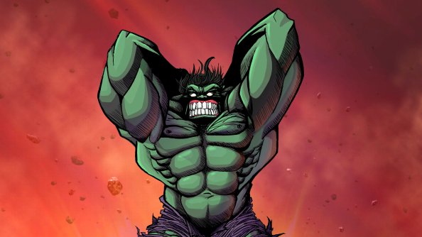Hulk Comic Art