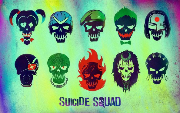Suicide Squad Characters Minimalism