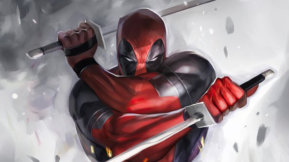 Deadpool Two Swords