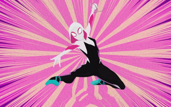Gwen Stacy Spider Man Into The Spider Verse Arts