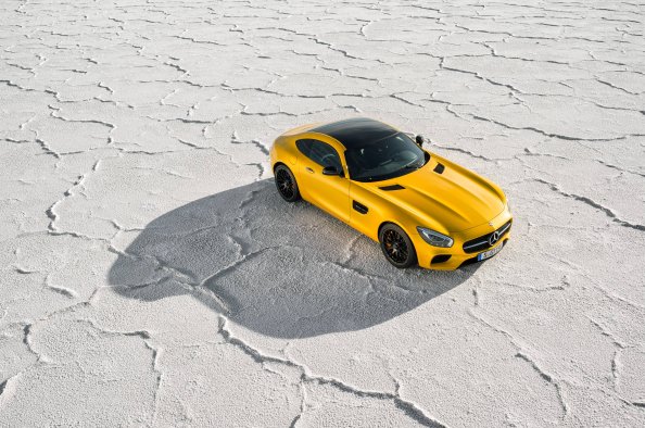 2018 Yellow Mercedes Benz Amg GT